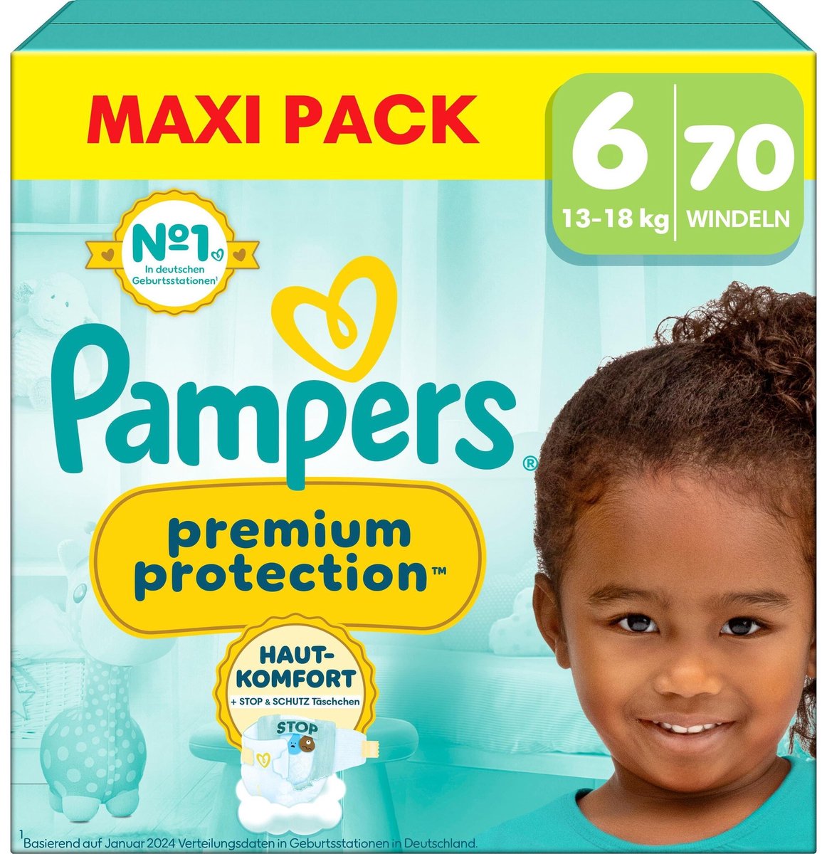 Pampers Premium Protection Maandbox maat 6
