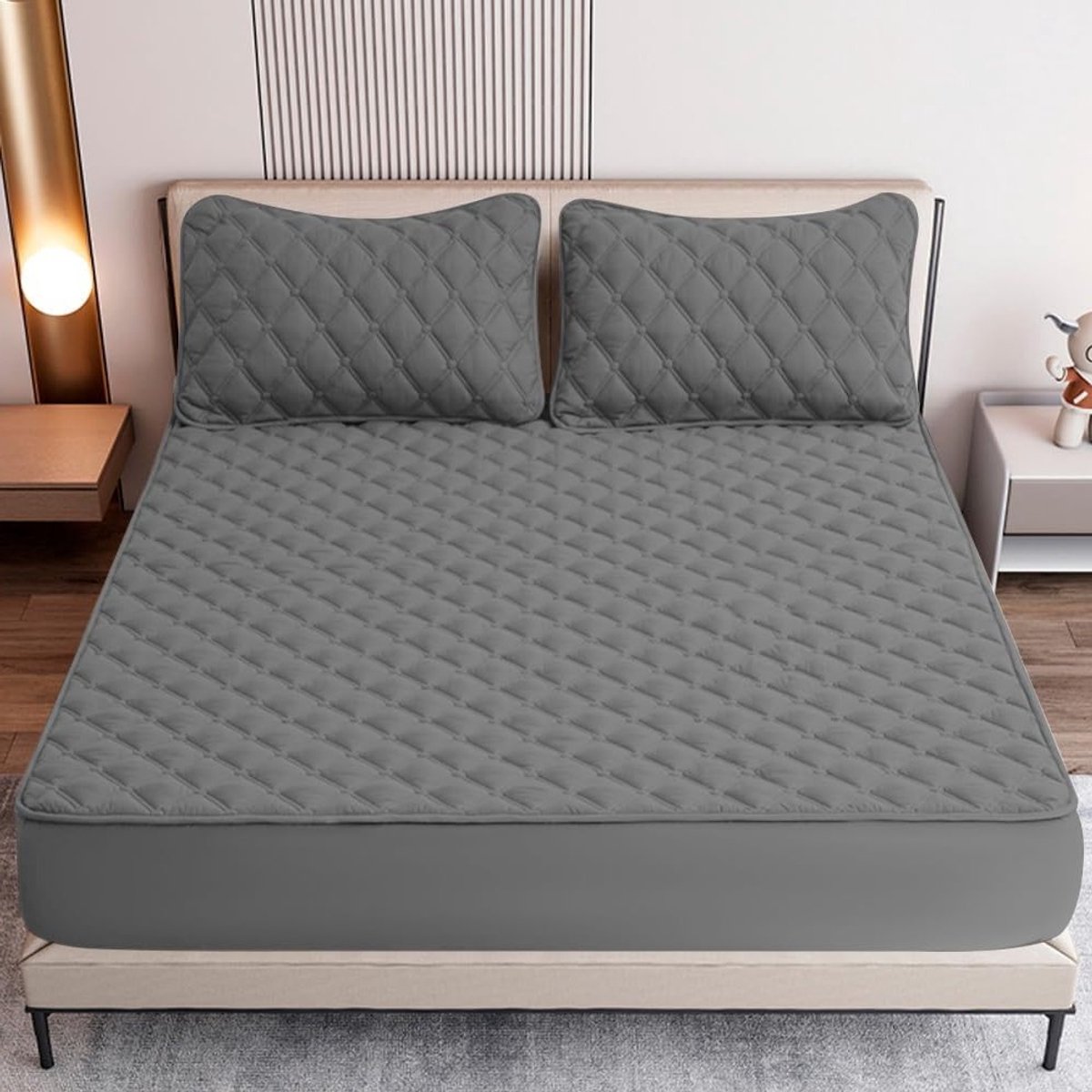 Waterdichte matrasbeschermer 90 x 200 cm - Bescherming tegen vlekken, allergieën en vocht