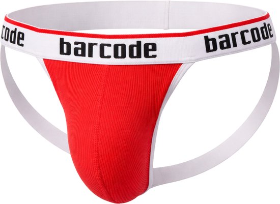 Barcode Berlin Cosme Jockstrap Red - MAAT XL - Heren Ondergoed - Jockstrap voor Man - Mannen Jock