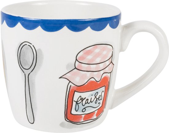 Blond Amsterdam, Every Day: cappuccinobeker 0,5L Breakfast Icons