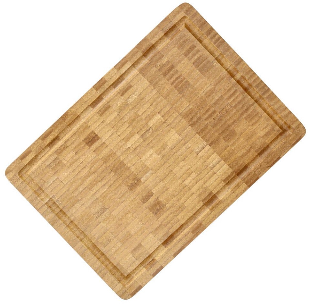 Shinrai Knives - Luxe Snijplank Bamboehout - Kopshout - 35 × 25 × 2.5 cm