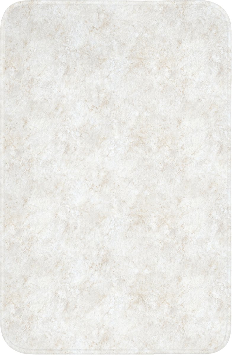 WC mat 40x60 cm - Antislip - Beige - Marmer - Aders - Toiletmat - Vloermat - Douchemat - T