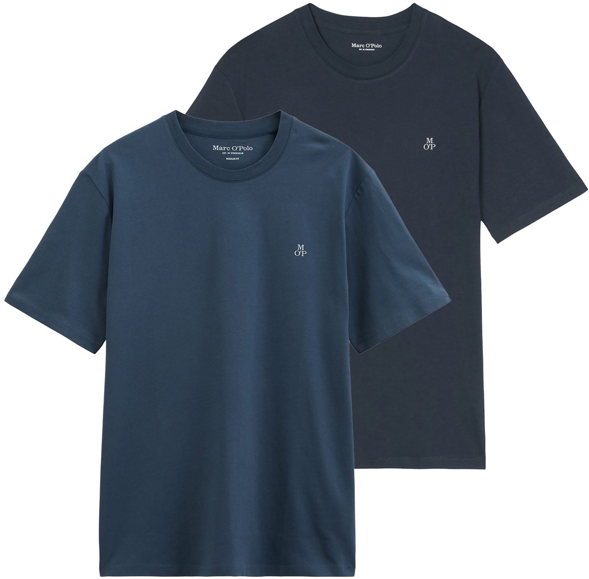 Marc O Polo T-shirt Small-Logo Set van 2