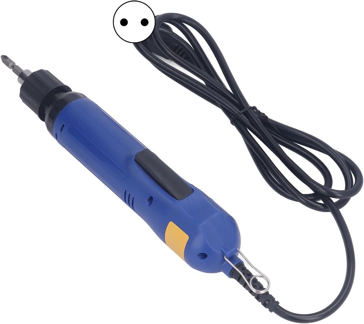 Draadloze elektrische schroevendraaier met verstelbaar koppel en overbelastingsbeveiliging voor schroeven van 2 mm tot 6 mm, ideaal voor klussen en doe-het-zelf projecten