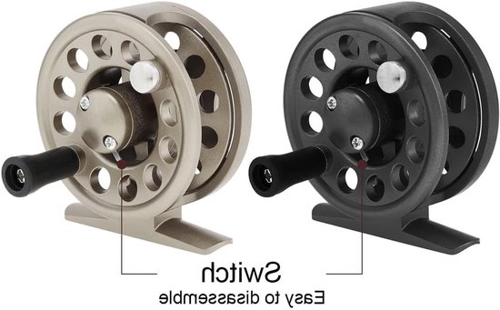 Vliegvissen en IJsvisreel, Krachtige en Lichtgewicht Spinning Reels voor Zoet- en Zoutwater Activiteiten van Merkloos — afbeelding 4
