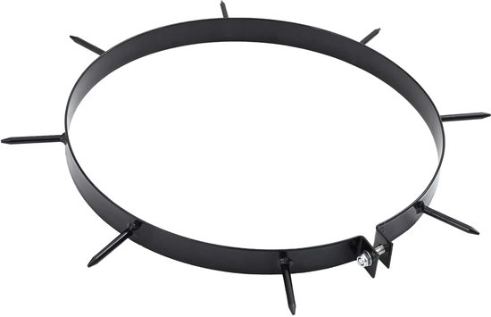vidaXL - Gras - Aerator - Klem - met - Spikes - 5 - pcs - Ø - 320 - mm - Staal van VidaXL — afbeelding 4