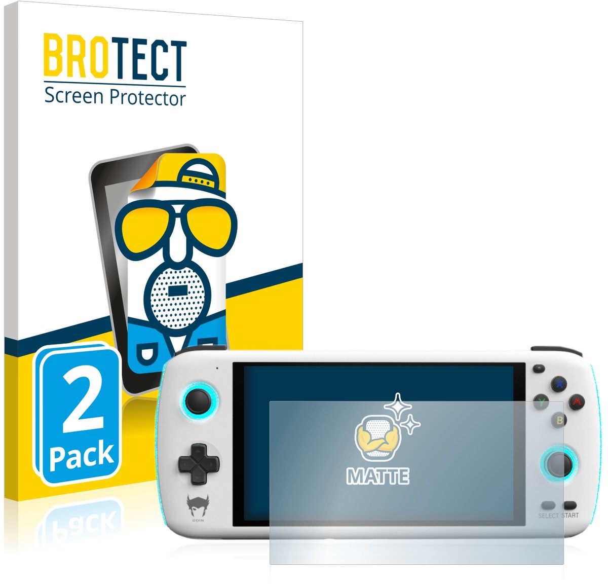 BROTECT - Screenprotector voor AYN Odin - Folie Beschermfolie matte 2 Stuks