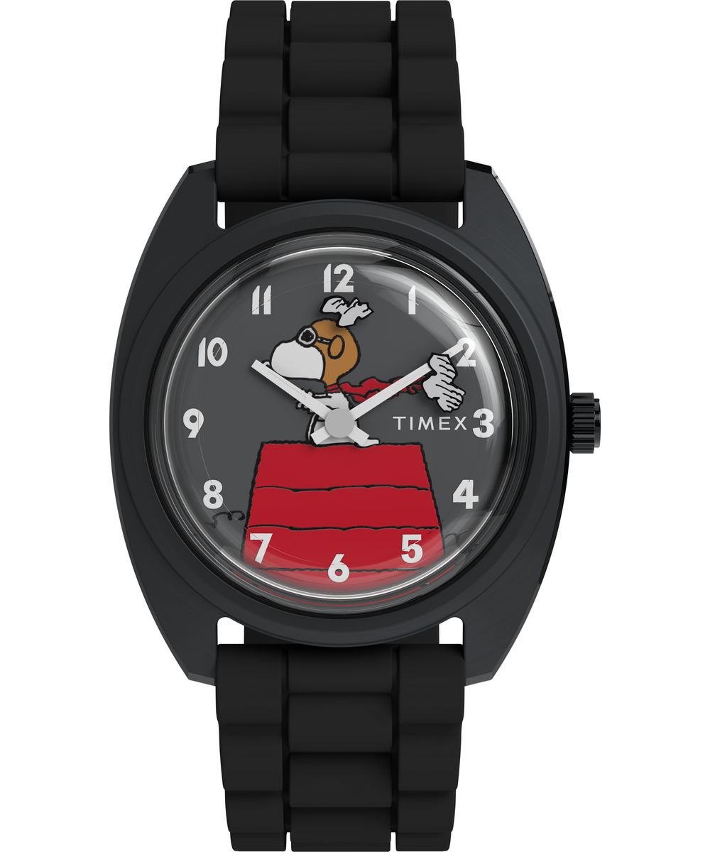 Timex Peanuts Other TW2Y70900 Horloge - Siliconen - Zwart - Ø 37 mm