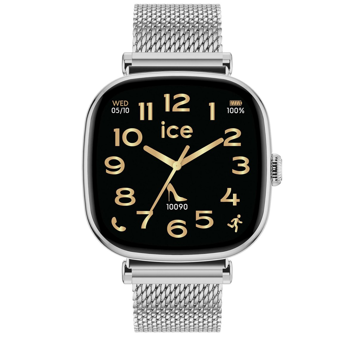 Ice Watch ICE smart SQ 2.0 - Silver 025820 Horloge - Staal - Zilverkleurig - Ø 38 mm