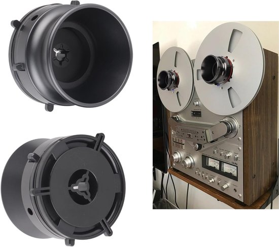 1 Paar NAB Hub Adapters voor Studer en Akai, 10 Inch Lege Aluminium Take Up Reel, Tape Recorder Accessoires voor Studer van Merkloos — afbeelding 3