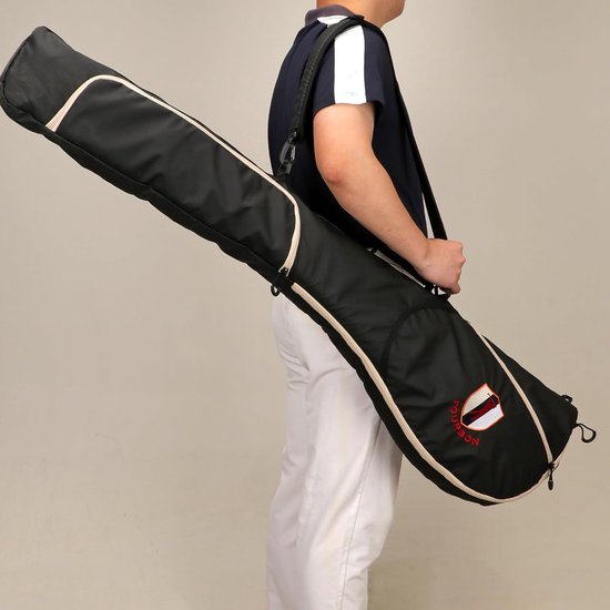 Lichtgewicht Opvouwbare Golftas voor 7-10 Golfclubs - Draagtas voor Training en Reizen - Uniseks Zwart van Merkloos — afbeelding 5