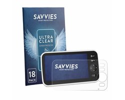 Savvies - Screenprotector voor HelloBaby HB6550 - Folie Beschermfolie transparant 18 Stuks