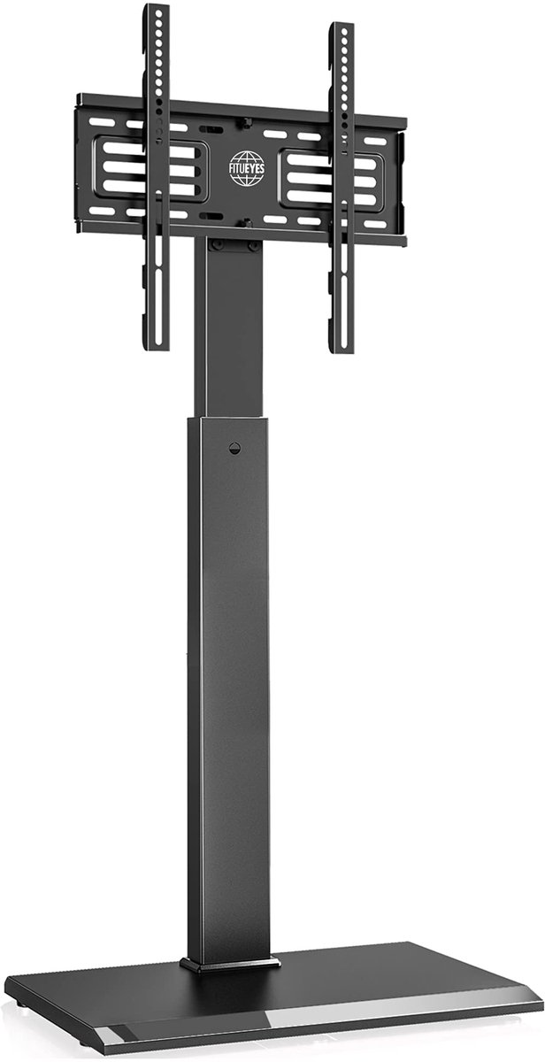 FITUEYES Tv-standaard met houder, tv-kast van hout, tv-standaard voor televisie van 32-70 inch, in hoogte verstelbaar, draaibaar ± 25 graden, tot 40 kg, max. VESA 600 x 400