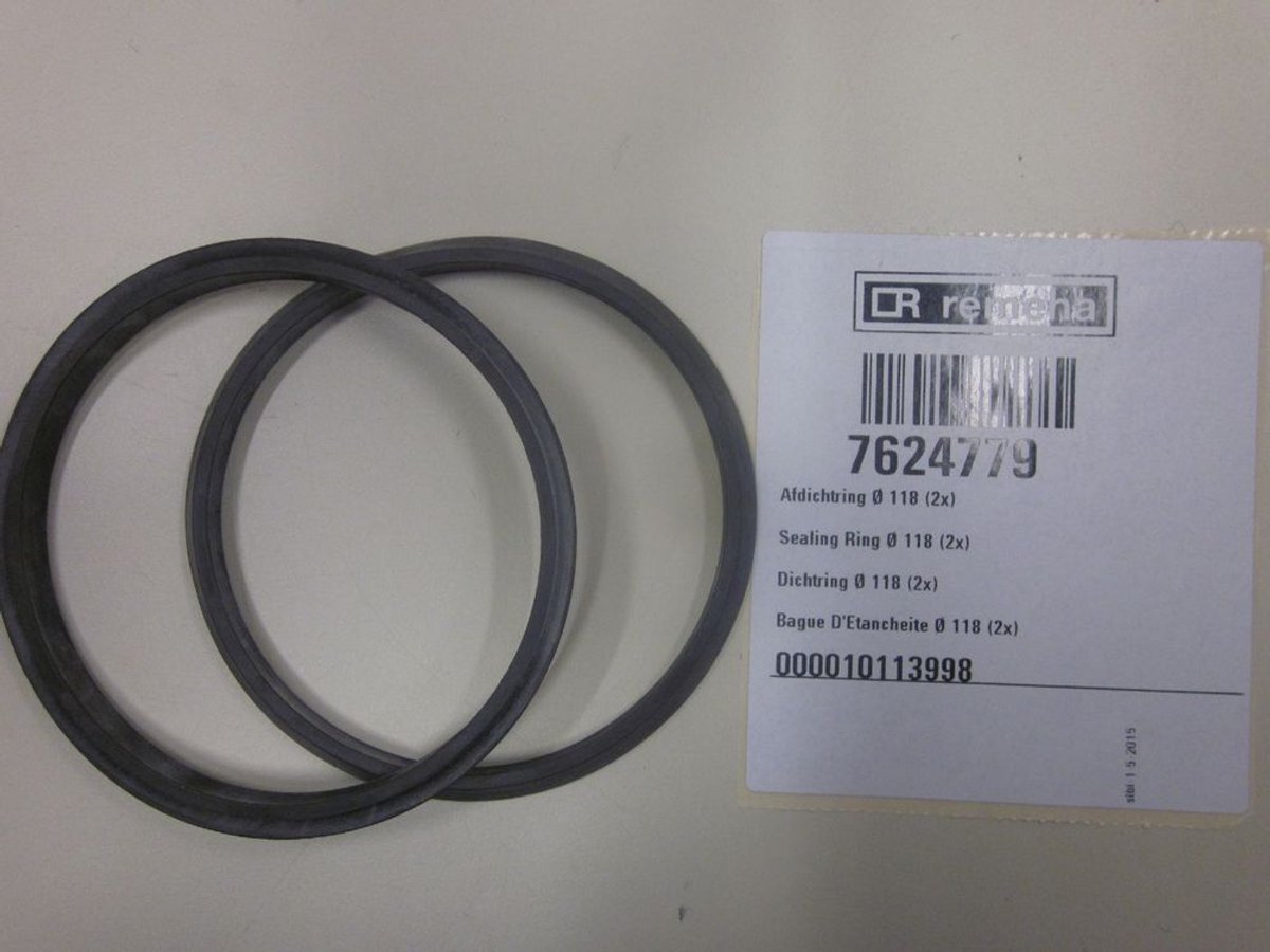 Remeha Afdichting D 118mm (2x), 7624779