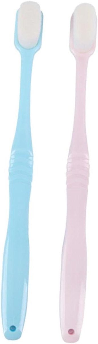 Tandenborstels Kinderen - Mondverzorging Set - Dagelijkse Reiniging - Diepgaande Reiniging - 2 Stuks - Roze