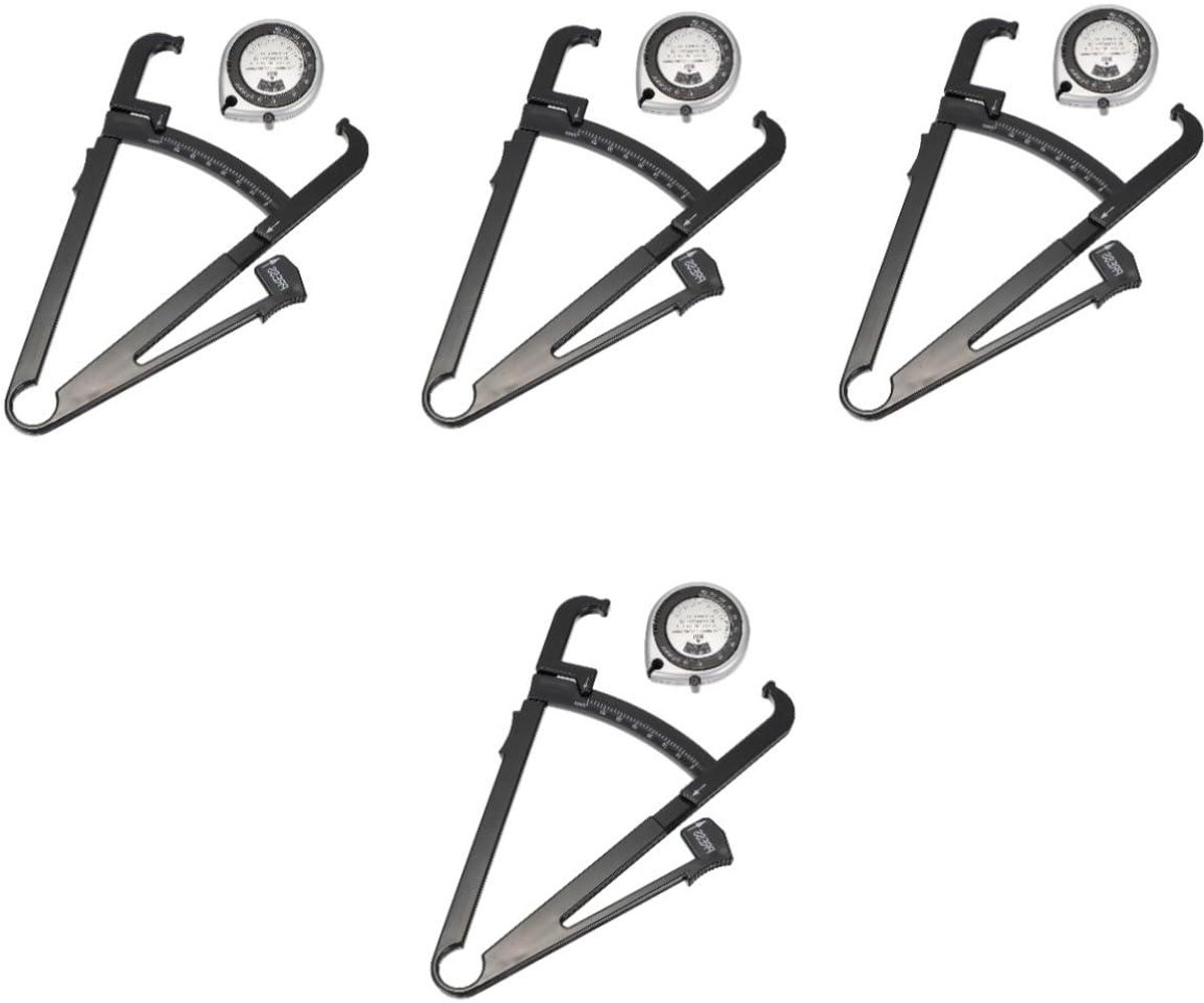 Meetlint Set - Vetmeter BMI - Lichaamsanalyse Meten - Digitaal Afleesbaar - 4 Sets - Zwart
