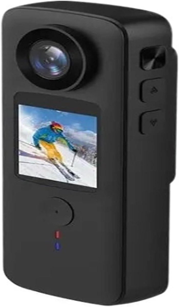Actie Camera - Sport Camera - Avontuur Vastleggen - Dubbel Scherm Stabilisatie - 30 Meter Waterdicht - Zwart