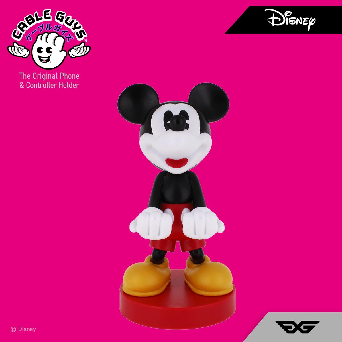 Mickey Mouse - Disney - figurine standaard voor telefoon | controller | oplaadcase (Cable Guys Original) — afbeelding 23