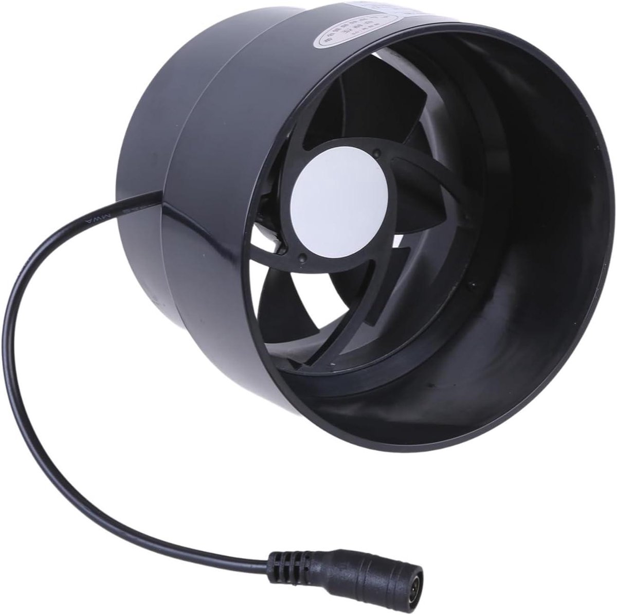 Inline Ventilator - Afzuigventilator - Verse Lucht - Stille Werking - 97mm - Zwart