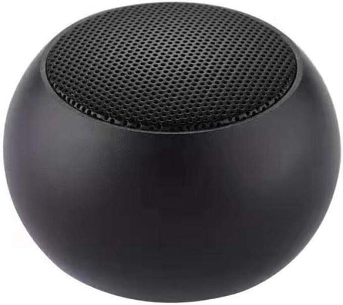 Mini Bluetooth Speaker - Draagbare Speaker TWS - Muziek Luisteren Onderweg - Aluminium Design - 50mm x 31mm - Zwart
