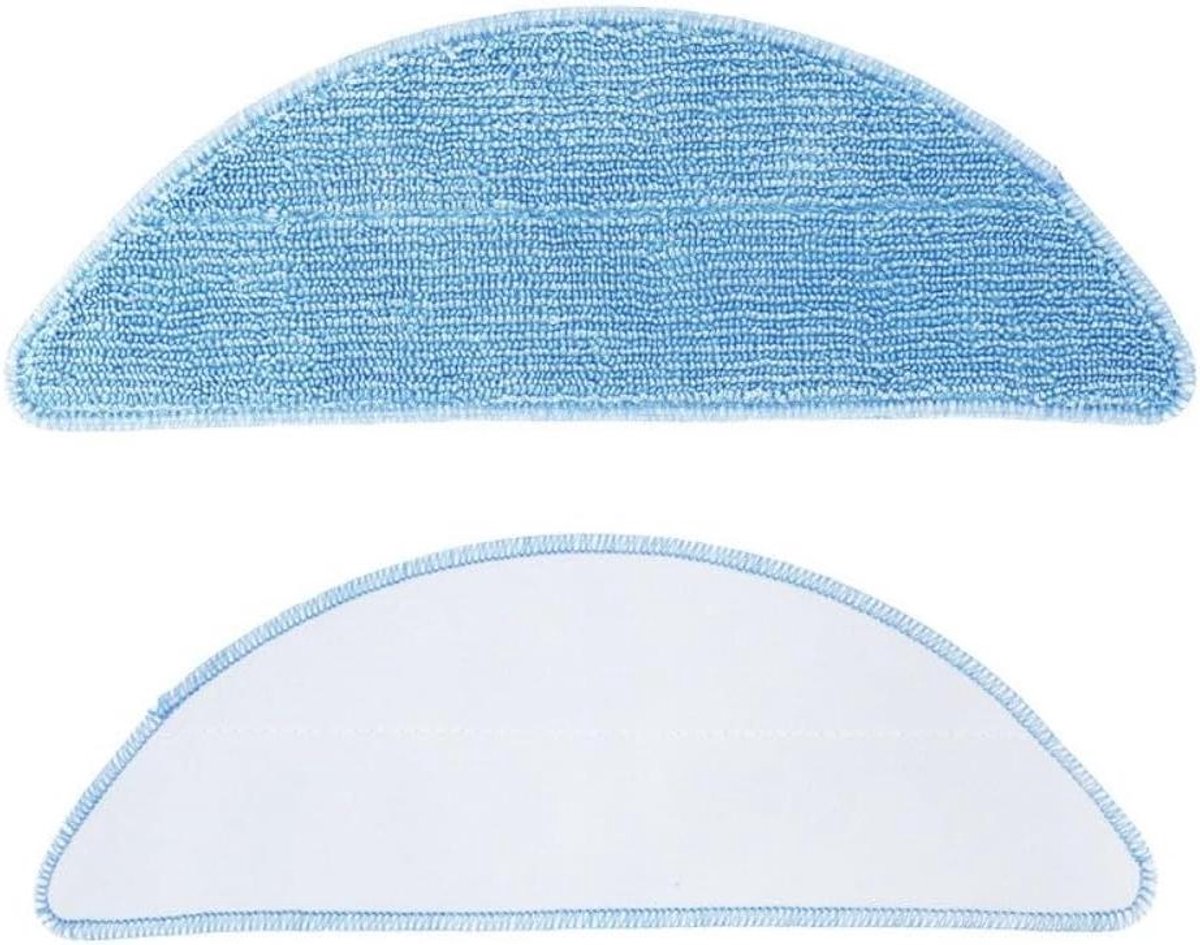 Microvezel Dweildoeken - Reserve Pads - Robotstofzuiger Onderhoud - Sterke Absorptie - 4 Stuks - Grijs