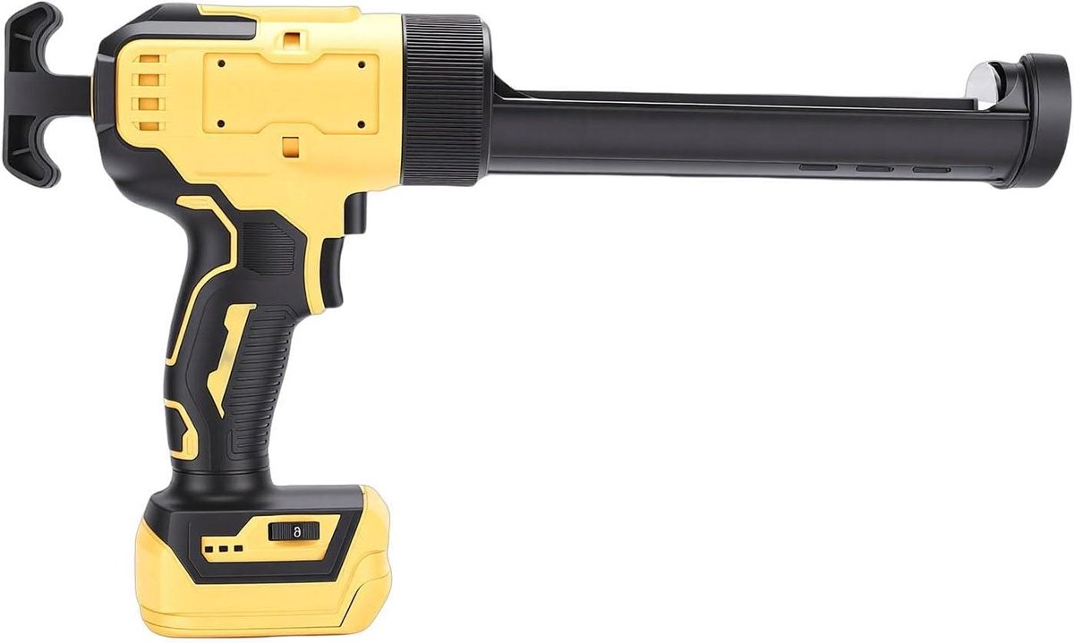 Elektrisch Kitpistool - Draadloze Kitspuit - Kitwerk Klussen - 6 Instelbare Snelheden - 300 ml Capaciteit - Zwart