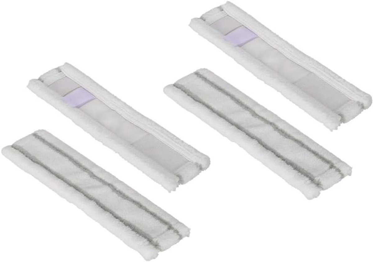 Trade-Shop 4 x microvezeldoekjes, compatibel met Kärcher WV 52, WV 52 Plus, WV 60, WV 60 Plus, WV 70, WV 70 Plus/raamreiniger