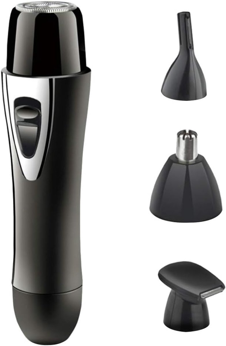 Oplaadbare Elektrische Trimmer via USB, Neus- en Oorhaartrimmer, Compact, Zwart, voor Persoonlijk Gebruik door Mannen en Vrouwen