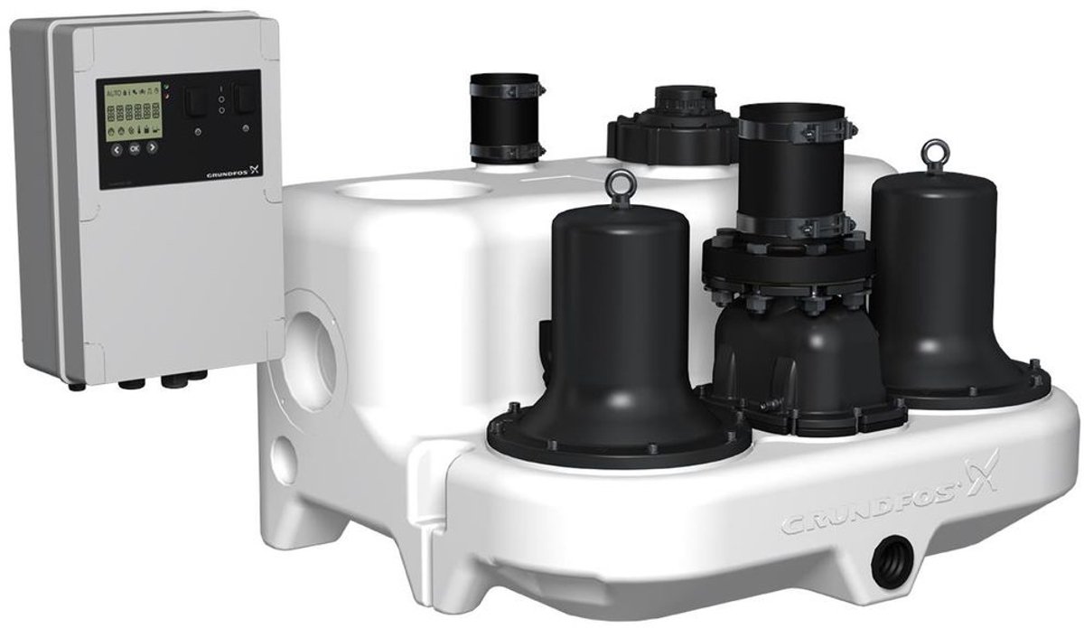 Grundfos Pompinstallatie MD afvalwaterpompinstallatie, dubbele installatie MD.12.3.4 .8, 97901085