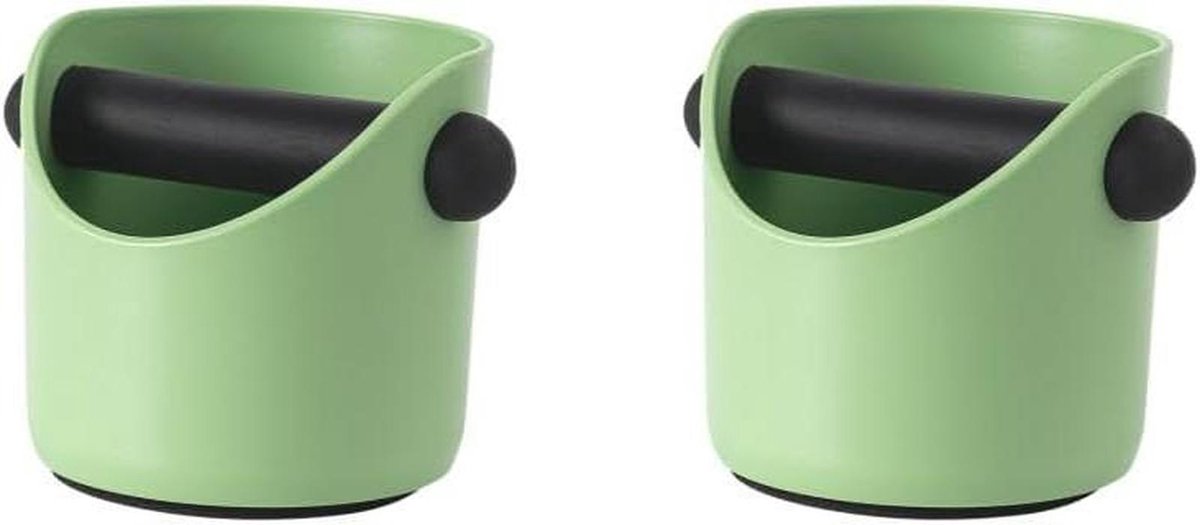 Espresso Emmer Koffiedik Bak Koffiezet Gemak Afneembare Klopstang 2 Set 11x11x10.5cm Groen
