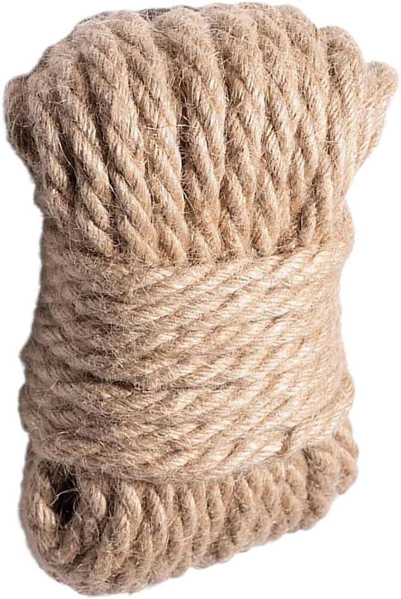 Tuintouw Jute - Natuurlijk touw - Planten binden - Biologisch afbreekbaar - 2 meter - Bruin