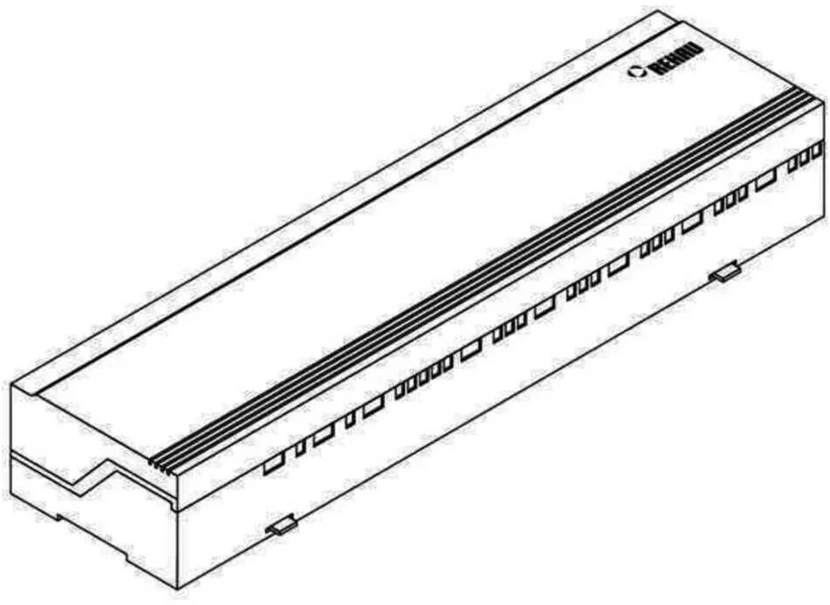 REHAU Regelverdeler Nea flex 230 V, 8-kanaals, 13922301001