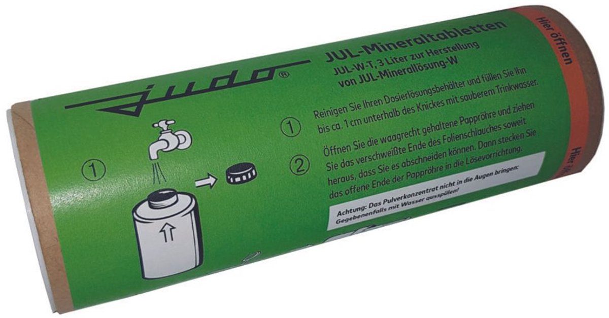 JUDO JUL-mineraaltabletten - JUL-W-T voor 25 l verpakking, 8600011
