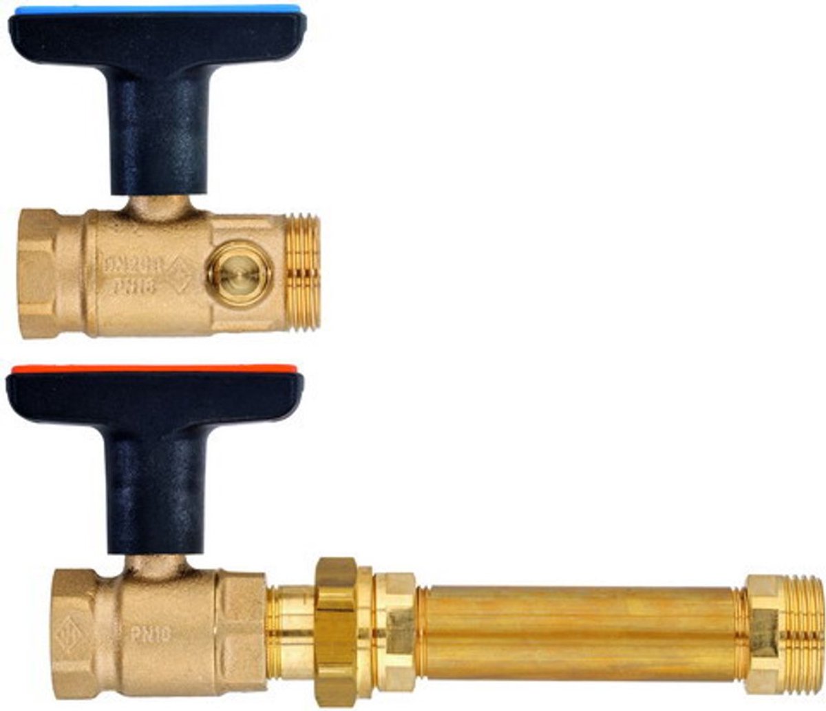 IMI Hydronic Engineering HEIMEIER Aansluitset voor Dynacon met Globo kogelh. voor warmtehoeveelheidsmeter, 9339-04.800