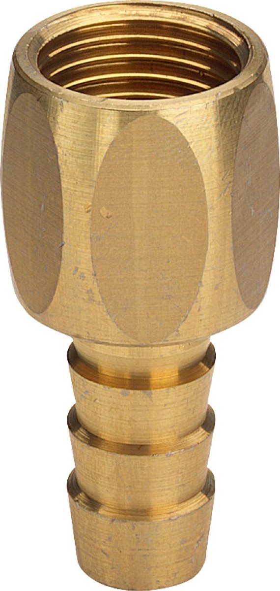 Viega slangaansluiting, Rp 1/4, ID 1/4 messing Model 1846, 130084
