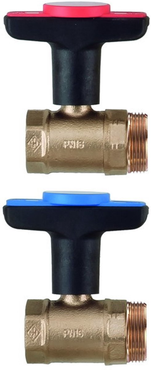 IMI Hydronic Engineering HEIMEIER Aansluitset voor Dynacon Globo kogelkranen v. aanvoer en retour, 9339-01.800