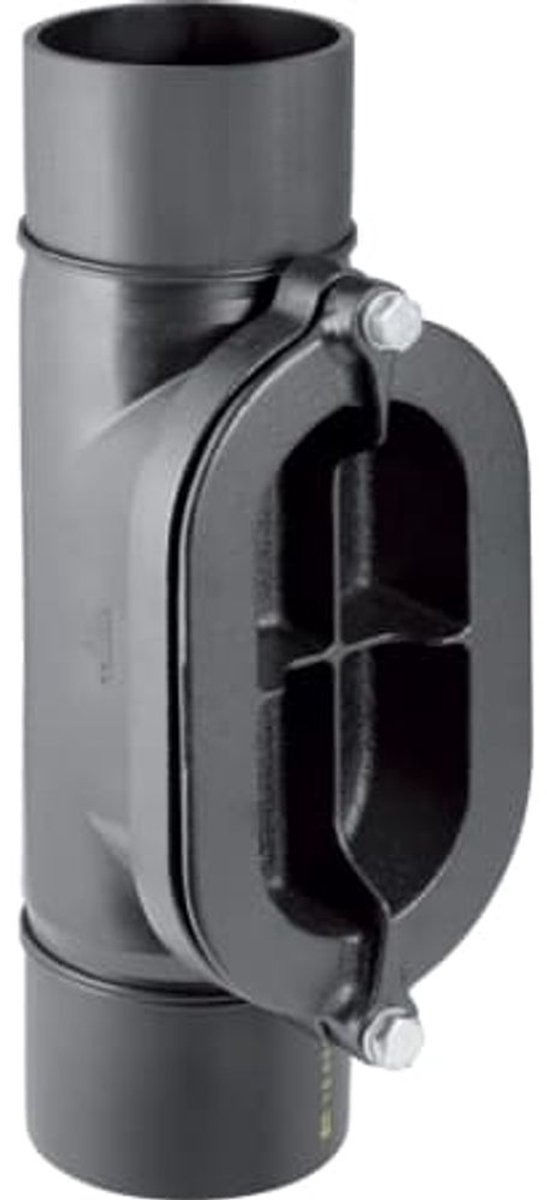 Geberit PE Reinigingsstuk 90° met ovale serviceopening, DN 150, 369.454.16.1