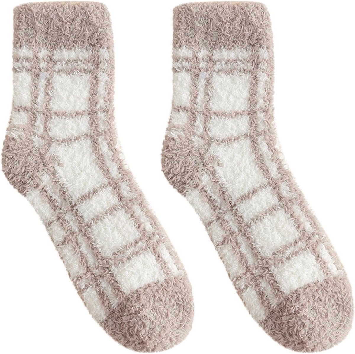 Huissokken - Slaapsokken Bed sokken - Warmte en Comfort - Zacht en Elastisch - One Size - Multicolor
