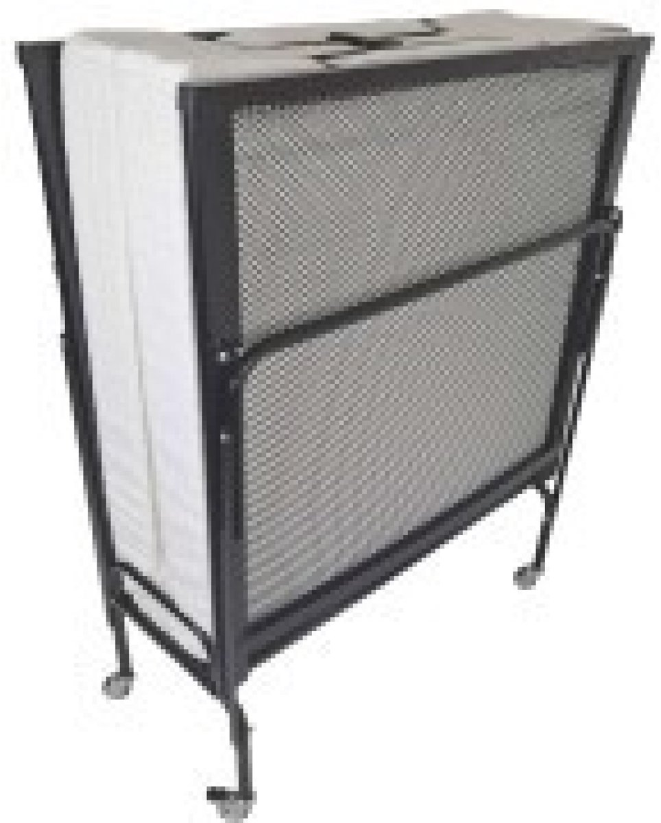 Vouwbed Spiraalbodem Plus 90x200 - Zwart