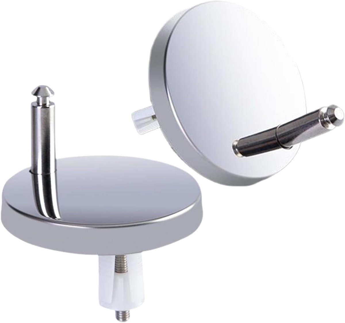 Toiletbril Bevestigingsset - Scharnier Onderdelen - Toilet Reparatie - Roestvrij Staal - 6.1 x 6.1 x 6.7 cm - Meerkleurig