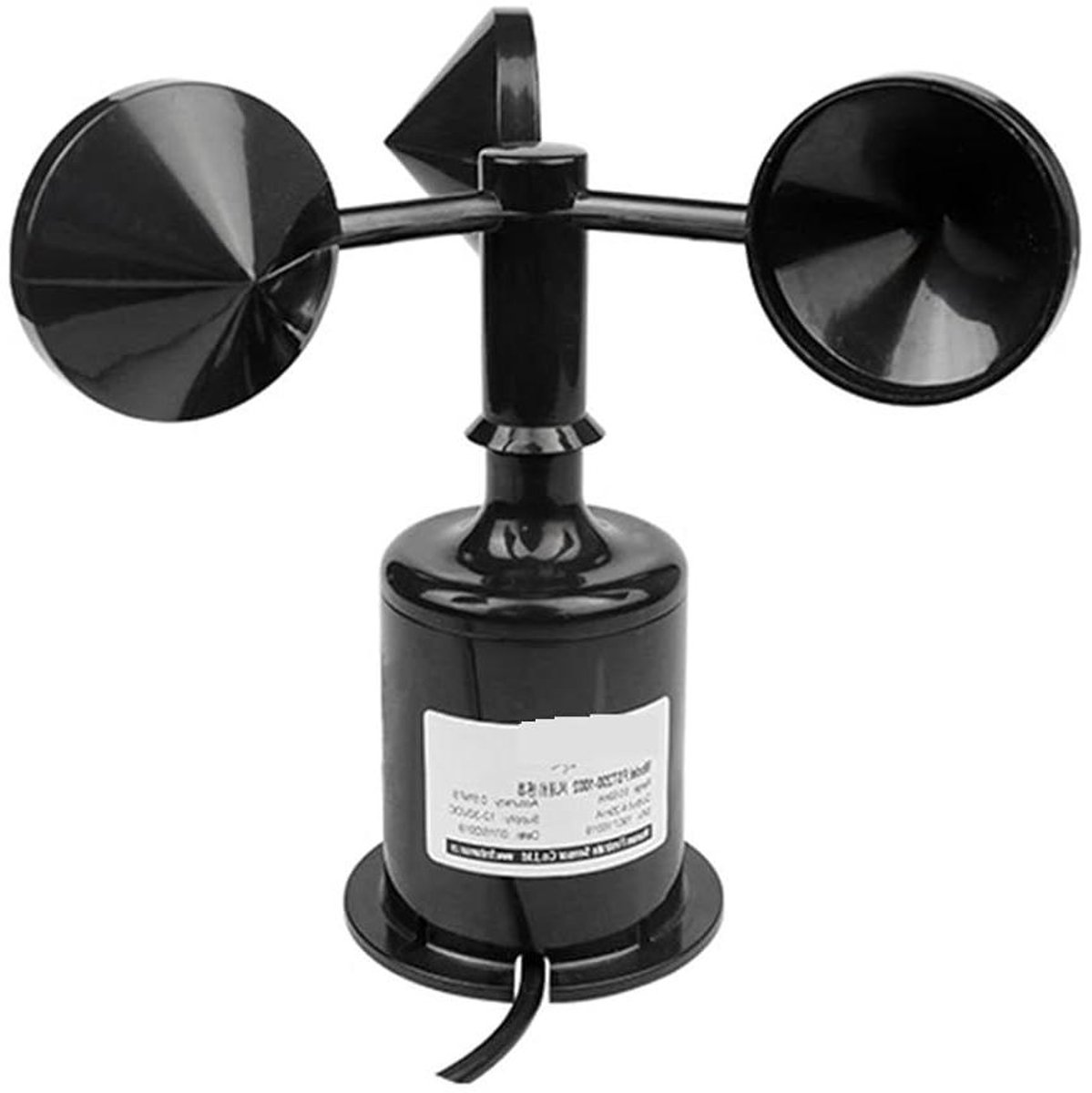 Weather Station Wind Sensor Anemometer Wind Volume Ultrasonic Weather Station Wind Speed And Direction Sensor 4-20ma Three Cup Instrument Pipeline Anemometer Weather Forecast, Temperature