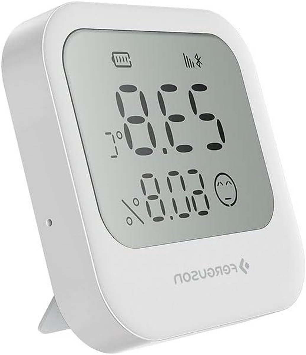 Ferguson Smart Home 2.0 temperatuur- en vochtigheidssensor met lcd-display, nauwkeurige metingen en intelligente bediening