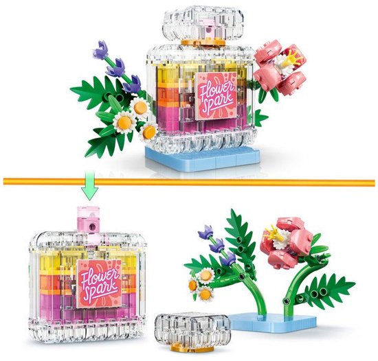 LEGO Creator 3in1 Parfumfles met Bloemen Speelgoed voor Kinderen en Kinderkamer Decoratie 31383