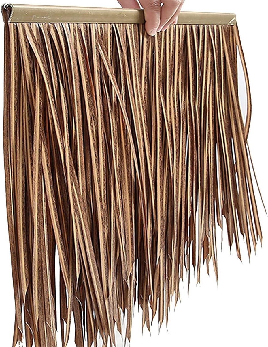 Kunstmatige rieten daken - Palapa stro - Tuindecoratie - Weerbestendig materiaal - 50 cm breed - Natuurlijk