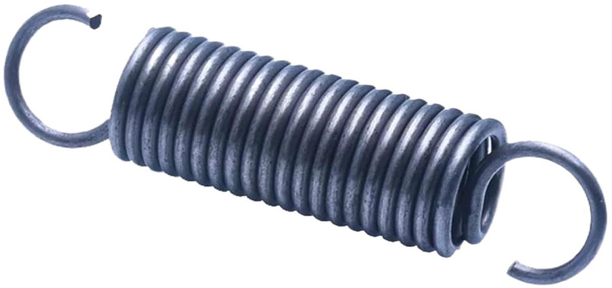 1 stuk stalen spanveer voor veren, 4,0 mm WD 40 mm OD 160 mm lengte, reserveonderdeel voor achteruithaakveer, 4,0 mm x 40 mm x 160 mm