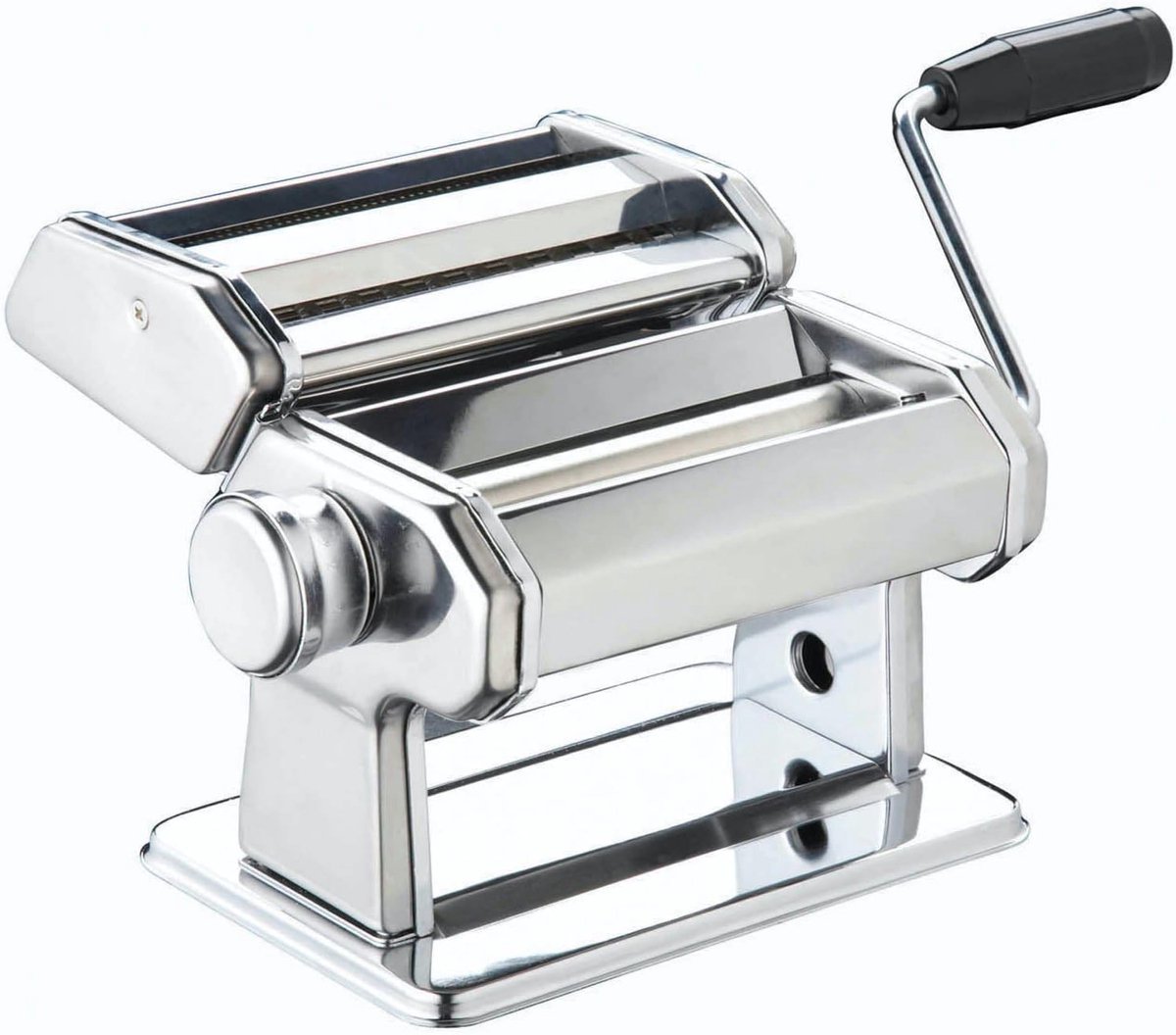 Pastamaker Roestvrij Staal - Deegroller Machine - Zelf Pasta Maken - 9 Diktes Instelbaar