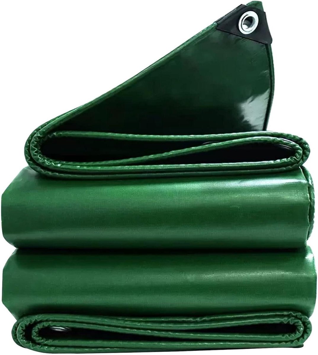 Waterdicht Dekzeil - Beschermhoes Canvas - Buiten Beschermen - Verdikt PVC Materiaal - 2x4 Meter - Groen