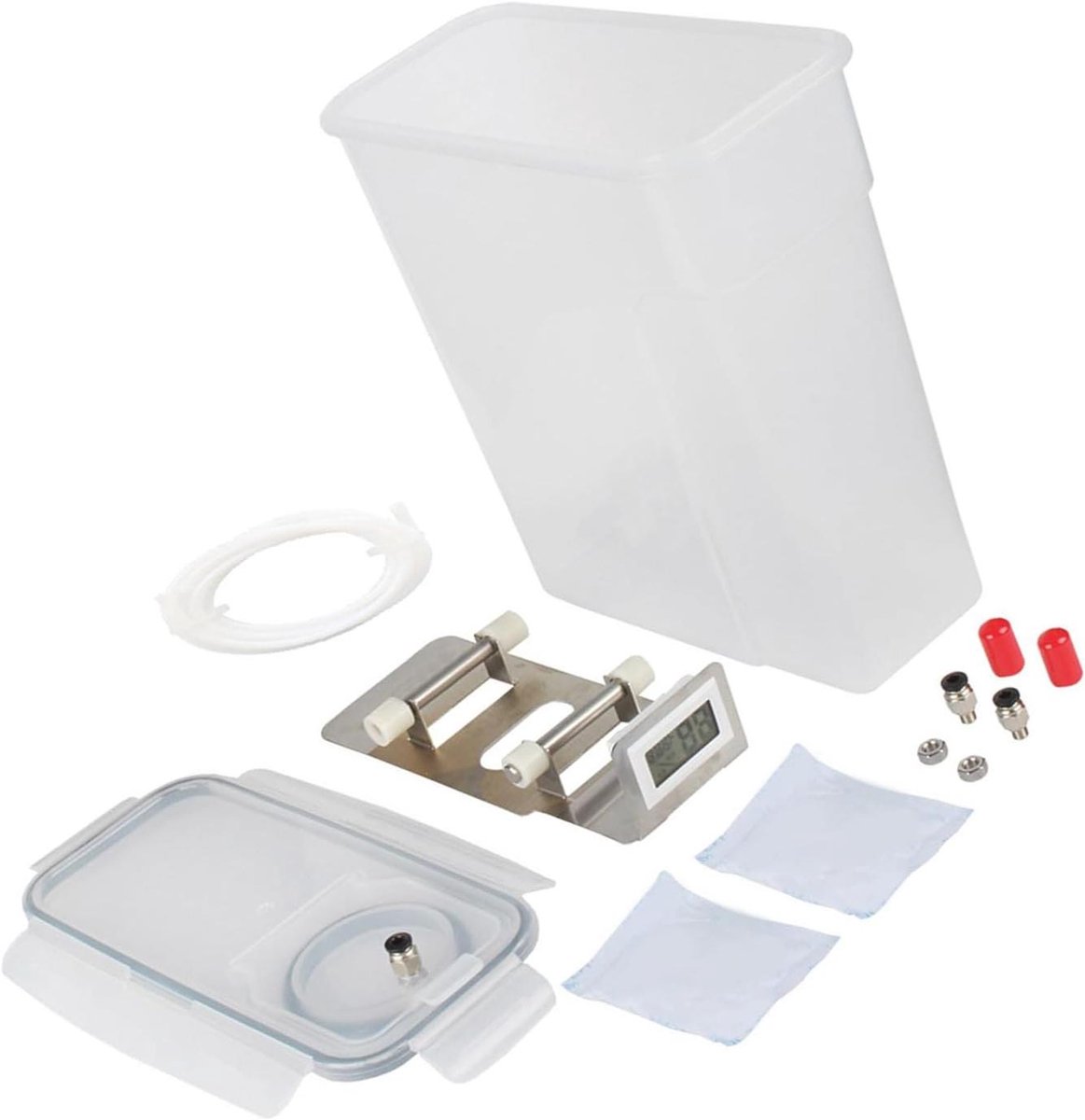 Filament Opbergdoos - Printer Container - 3D Printen - Met Droogfunctie - 25.8 cm - Grijs
