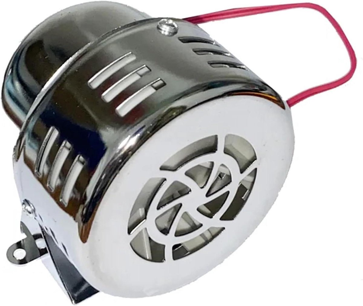 Metalen Luchtalarm - Hoorn Alarm - Voertuig Melding - Volledig Metalen - 7.5 cm Diameter - Zilver