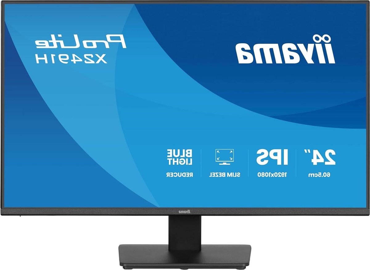 Desktop Monitor - Full HD Scherm - Vloeiende Beelden - IPS Technologie - 238 Inch - Zwart